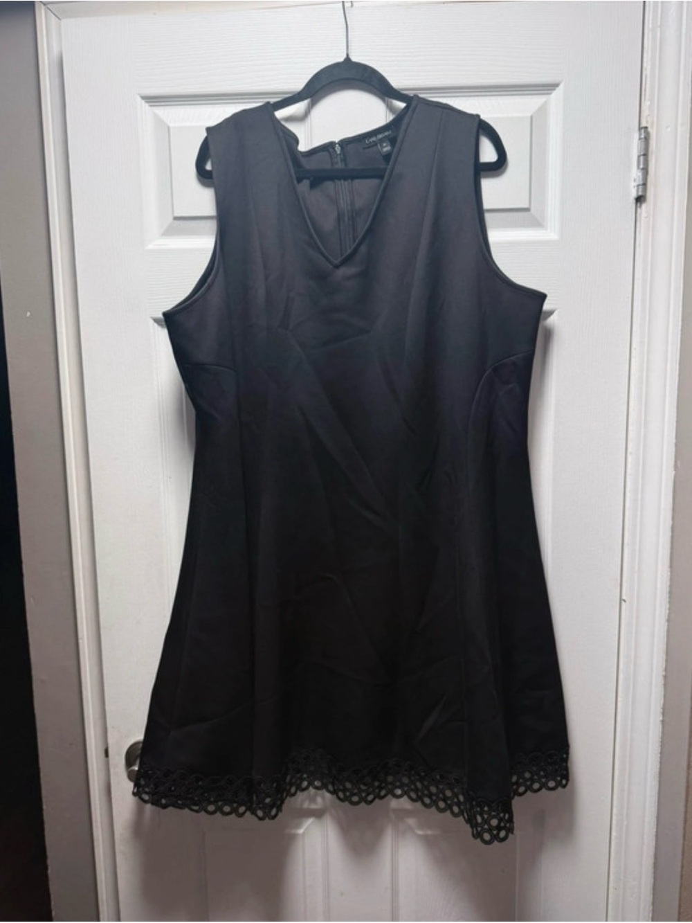 Lane Bryant Black Sleeveless A-Line Dress - size 24